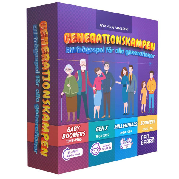 Generationskampen Familjespel (Frågespel / Sällskapsspel)