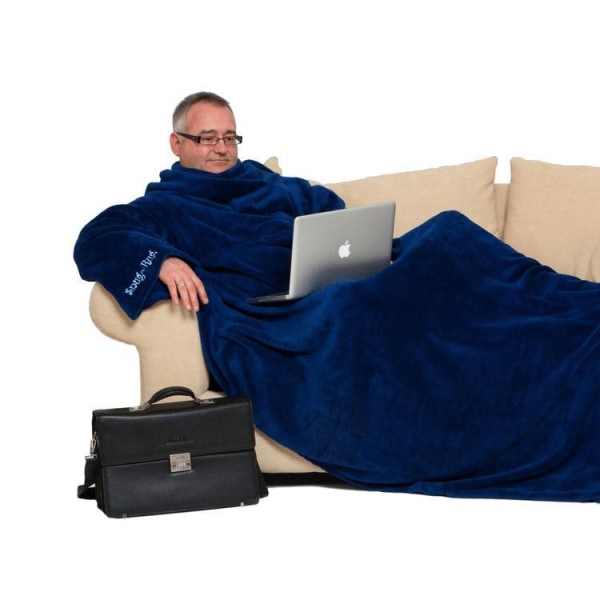 Snug Rug Deluxe Snuggie filt med ärmar Creme