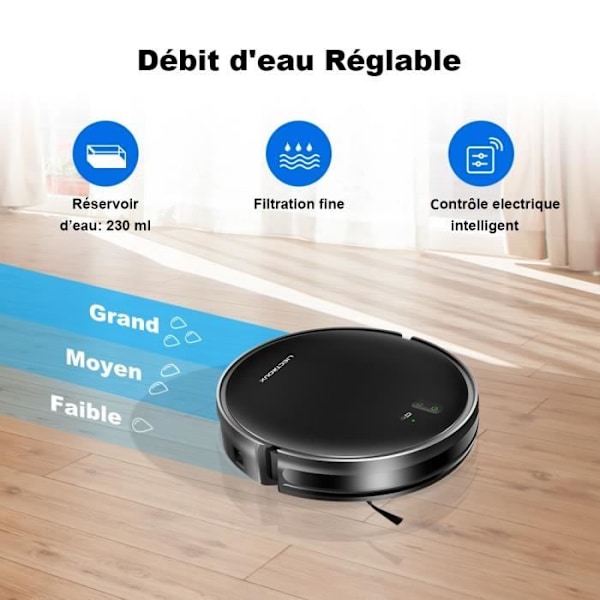 LIECTROUX L200 yhdistetty robottipölynimuri ja moppi