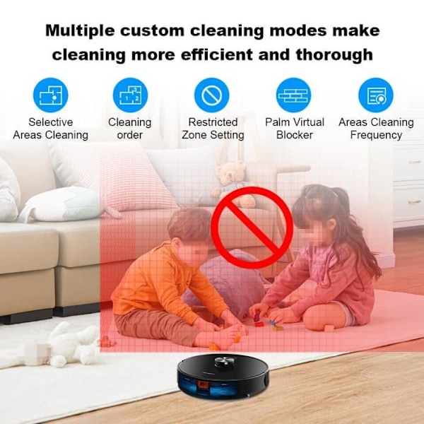 LIECTROUX X6 LDS Connected Mopping Robot Dammsugare
