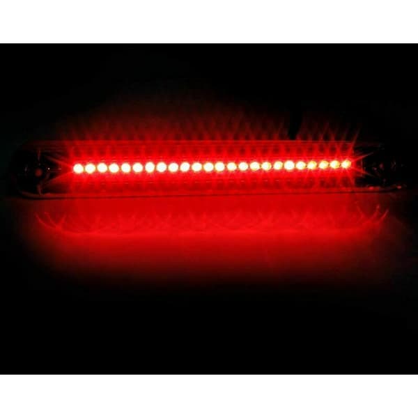 Universal 24 LED bakre bromsljus, tredje bromsljus, rött