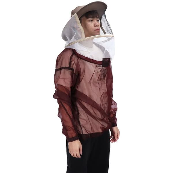 Biodlarjacka med hatt, biodlardräkt, biodlarutrustning, biodlartillbehör