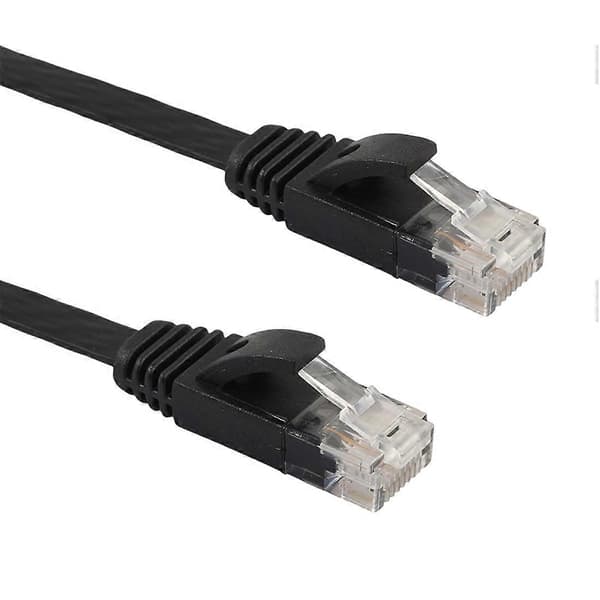 5m CAT6 Ultratunn Platt Ethernet Nätverks LAN-kabel, Patch Lead RJ45