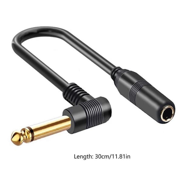 1/4\" Hane till Hona Förlängningskabel 6.35mm TS Gitarrförlängningskabel för Förstärkare och Mikrofoner