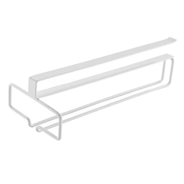 Set med 2 vinglasställ, vinglashållare, under skåpet, glasställ, väggmontering, vinglas, hängande ställ vit