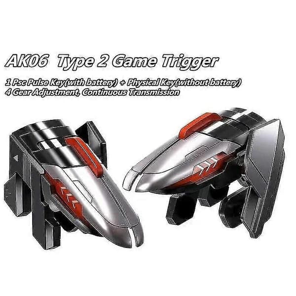 Memo 6 Finger Mobiltelefon ABS Spel Trigger Ak06 För Pubg Sikta Skytte L1 R1 Legeringsknapp För Ios Android Gamepad Controller