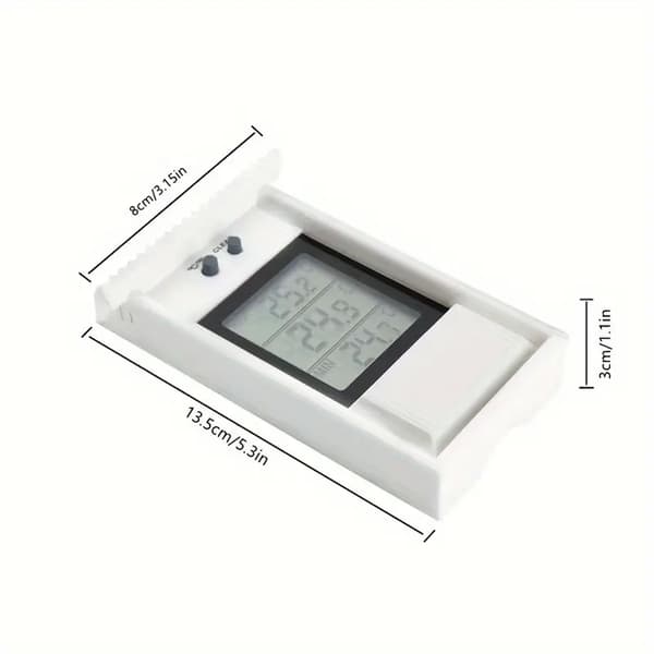 Digital termometer, hushålls- och trädgårdstermometer för växthusplantering, trädgårdstermometer med minnesfunktion