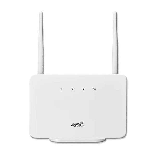 4G LTE CPE Router Modem 300Mbps Trådlös Hotspot Extern Antenn med SIM-kortplats för Hemresa