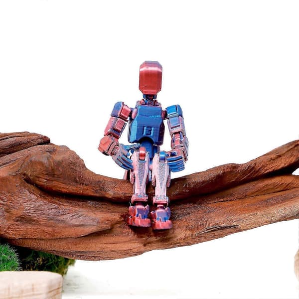 Titan 13 Ledad Actionfigur - Mycket Flexibel 3D-Printad Samlarobjekt för Brittiska Fans