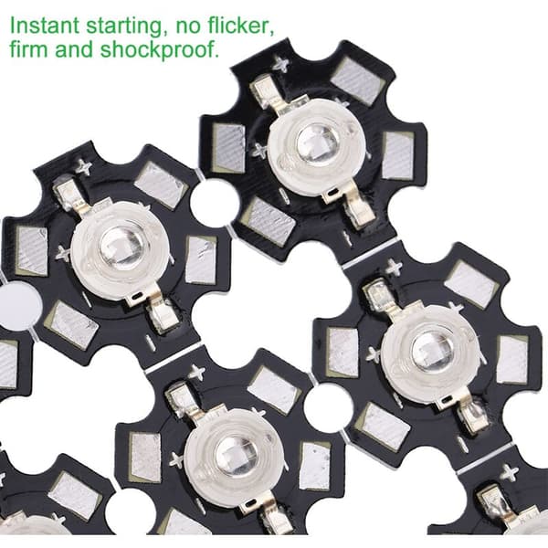 3W High Power LED-lamp Pärlor Emitter Diod Chips för DIY Belysning Kropp Grön