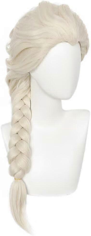 Utsökt NiceLisa Bad Witch Braid Brun Wicked Peruker Lång Flätad Trollkarl Cosplay Peruker för Kvinnor (utan Hatt)