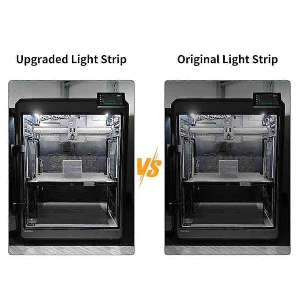 För K2 Plus Uppgraderad COB Led Kit Super Ljus Led Ljusremsa 3D-skrivartillbehör för K2 Plus