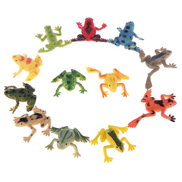 12 st grodor modell action leksaksfigurer lärande pedagogiska leksaker för barn present