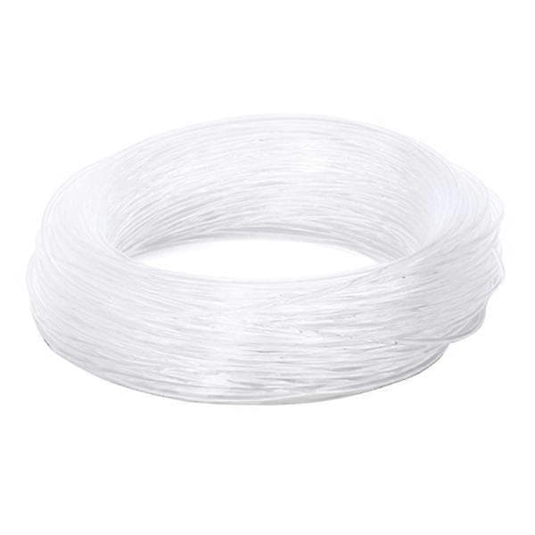 Solid Transparent Light-up Optic Fiber Cable MMA Glowing Optical Fiber Wire for Parties Halloween (2.0mm/m, 3m)