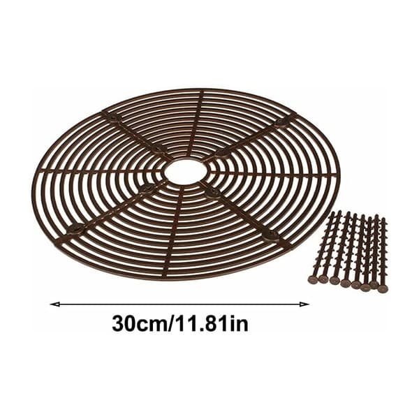 2-pack blomkruksgaller kattavvisande babysäkerhet barn- och husdjursskydd 30 cm brun