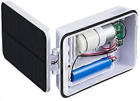 Solcellsdriven Luftpump, Syresättare och Dammluftare Kit