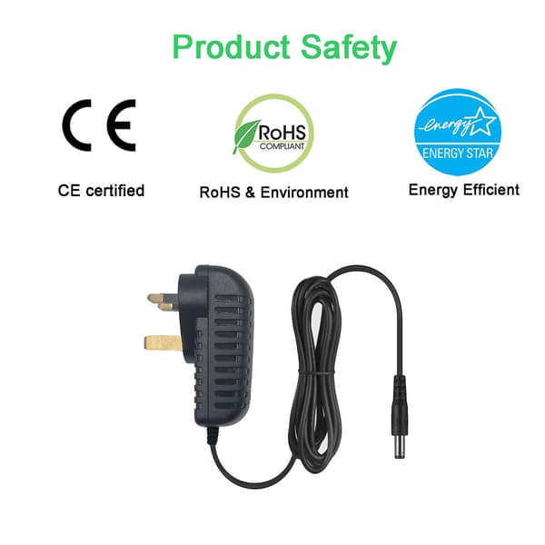 9V myVolts ersättningsströmförsörjning kompatibel med IK Multimedia iRig Pro DUO Inspelningsinterface