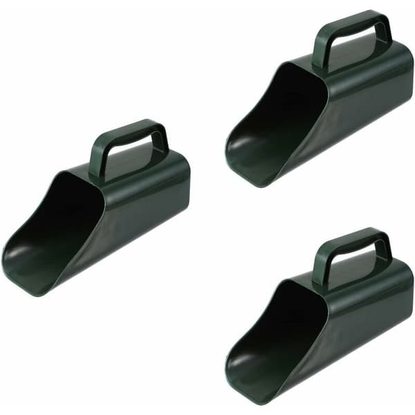 3 stycken plastträdgårdsskeddar, odlingsskeddar, odlingshinkar, spade, sil, multifunktionella, rustika, krukväxt, slitstarka