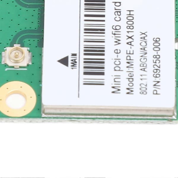 MPE AX1800H Trådlöst Kort RTL8852BE 1800Mbps Dual Band Wireless Fidelity 6 Bluetooth 5.2 Mini PCIe Nätverksadapter för Android för Linux