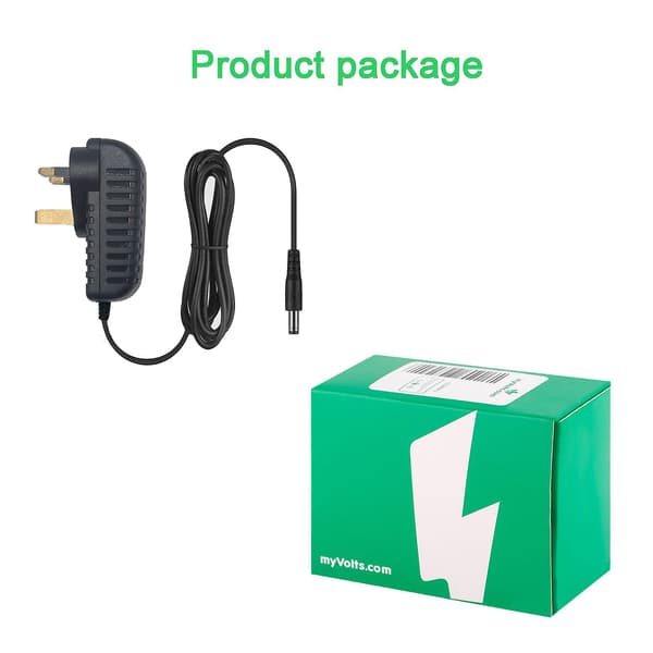 9V myVolts ersättningsströmförsörjning kompatibel med IK Multimedia iRig Pro DUO Inspelningsinterface