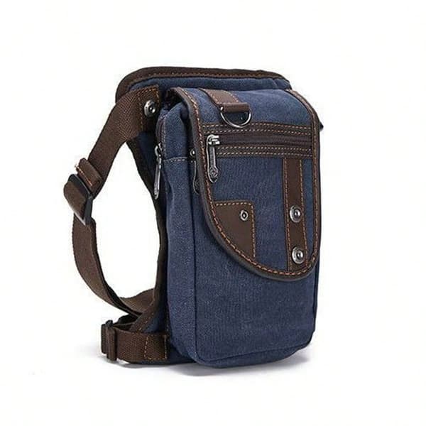 Canvas Midjeväska Utomhus Crossbody Taktisk Benväska
