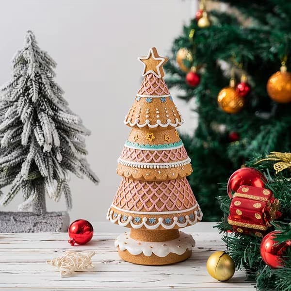 Pepparkaks Julgran Skrivbord Heminredning Juldekorationer
