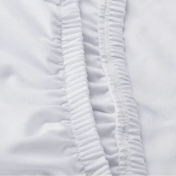 Stolsöverdrag Set om 4 42-53 cm Mörkgrå Maskintvättbart Skyddsöverdrag Stolöverdrag Stretch Stolöverdrag (Vit??)