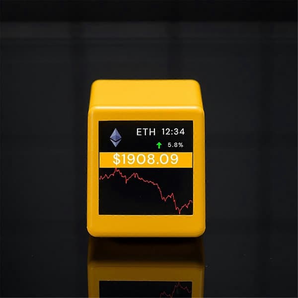 Ny 2.4G WiFi Crypto Prisvisare för Krypto 300 Stora Kryptovalutor Kan Växlas Fritt för NerdMiner A