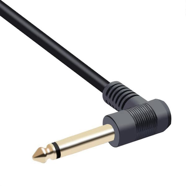 1/4\" Hane till Hona Förlängningskabel 6.35mm TS Gitarrförlängningskabel för Förstärkare och Mikrofoner