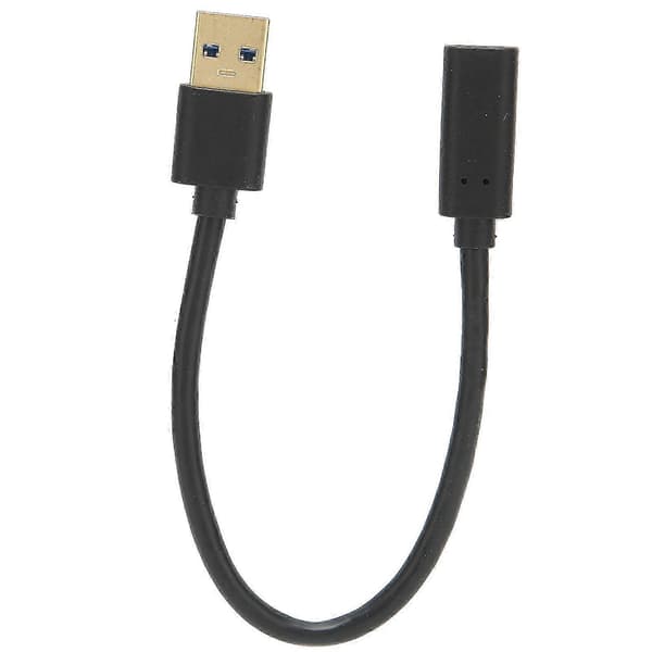 USB Typ C Kabel 20cm Guldpläterad USBA till USBC Laddningsadapter Datakabel för Laptop PC