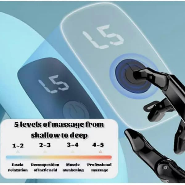 Multifunktionell midje- och magmassage ring, justerbar vibrationsmassage