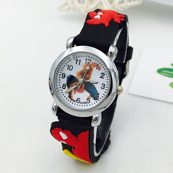 Barn Superman Spiderman Klocka Superhjälte Kvarts Klocka size:Spider-Man