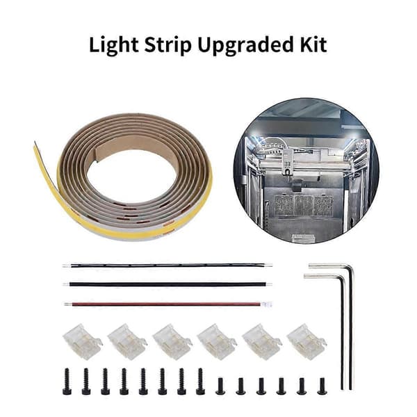 För K2 Plus Uppgraderad COB Led Kit Super Ljus Led Ljusremsa 3D-skrivartillbehör för K2 Plus