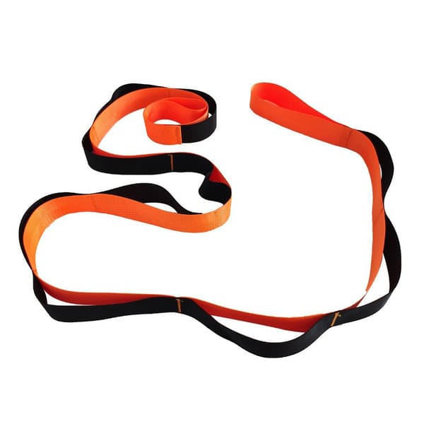 Elastiskt band 220*3.8cm, elastiskt band för träning, elastiskt band för behandling, benförlängning (orange färg)