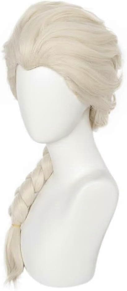 Utsökt NiceLisa Bad Witch Braid Brun Wicked Peruker Lång Flätad Trollkarl Cosplay Peruker för Kvinnor (utan Hatt)