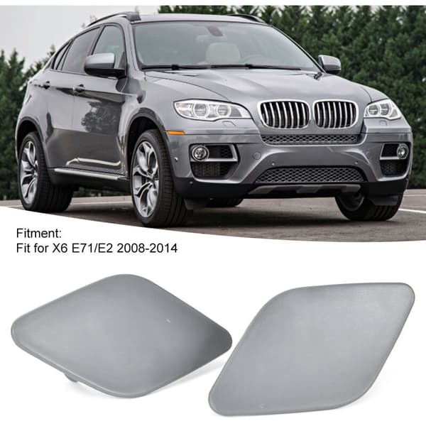 2 stycken vänster höger strålkastarspolarlock 51657052427 Lämplig för X6 E71/E2 2008-2014