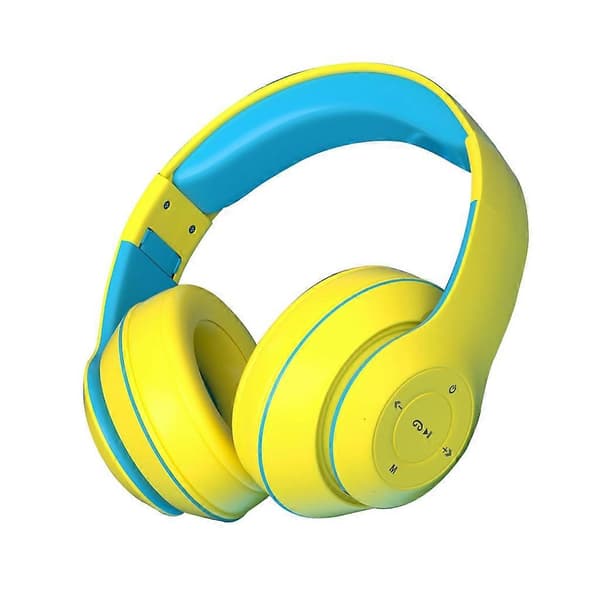 Hörlurar Trådlösa Bluetooth-kompatibla Hörlurar Stereo Vikbara Over-ear