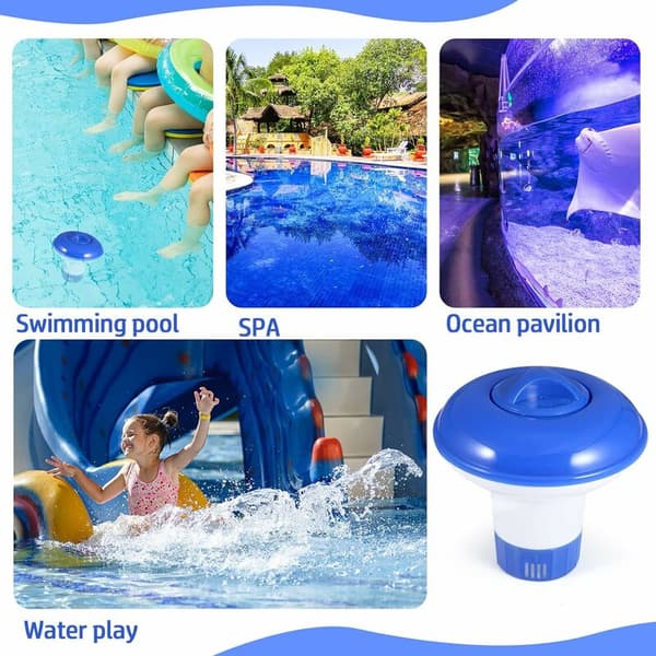 5PC Simbassäng och bubbelpool flytande diffusor flytande klordiffusor/klortillsatsdispenser