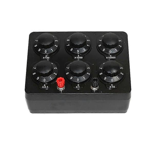 0-99999.9 Ohm Enkel Resistanslåda Precision Variabel Dekadmotstånd Undervisningsinstrument