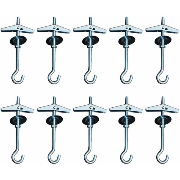 Kraftiga takkrokar för upphängning, växter och väggmontering (10-pack)