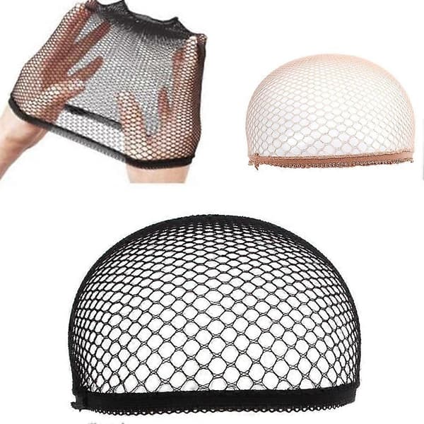 Stretch Cool Mesh Vävd Perukmössa Tyg Hårnät Hårnät Snood Cosplay Modell