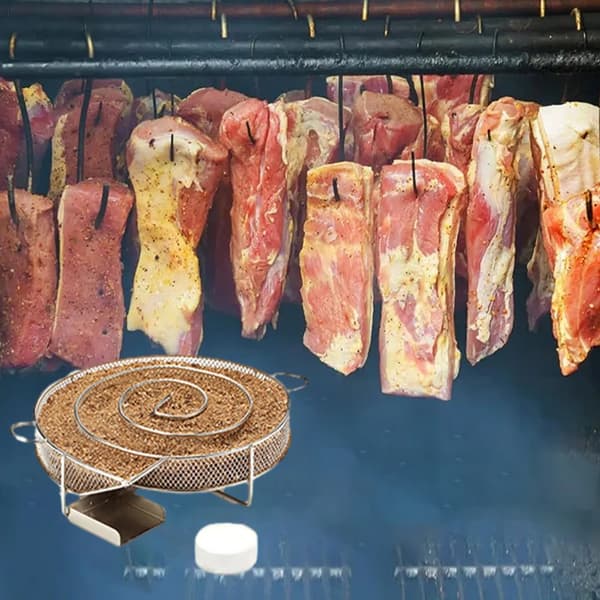 Rund rökgenerator i rostfritt stål kallrökgenerator för rökare