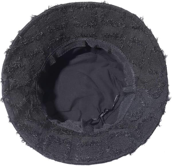 Solhattar för Kvinnor Sommar Casual Fransad Bucket Hat Strandsemester Restillbehör UPF 50+