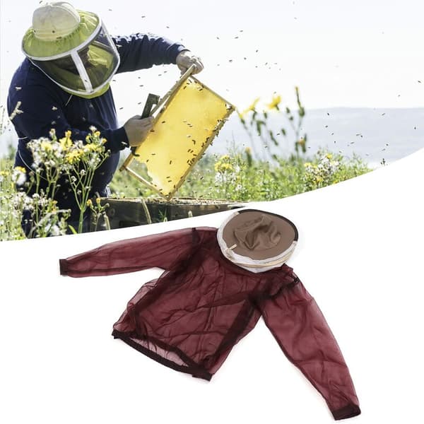 Biodlarjacka med hatt, biodlardräkt, biodlarutrustning, biodlartillbehör