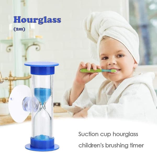 Timglas, Rengöring Timglas Barn, Timglas Set För Barn, Sugkopp Timglas Barn Cle
