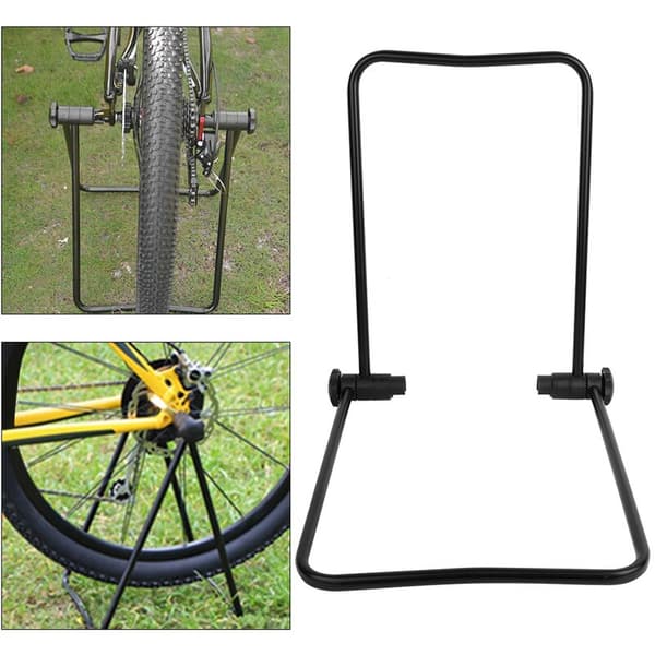 Hopfällbart cykelställ, reparationsställ, parkeringsställ, stödben