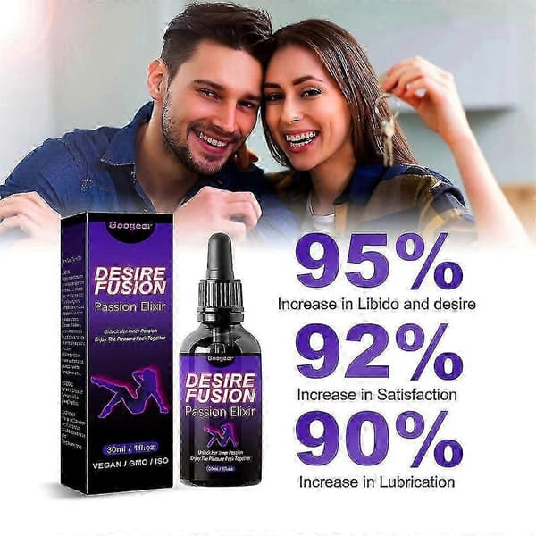 3 st Desire Fusion Passion Elixir Heterosexuell Attraktionsdroppar