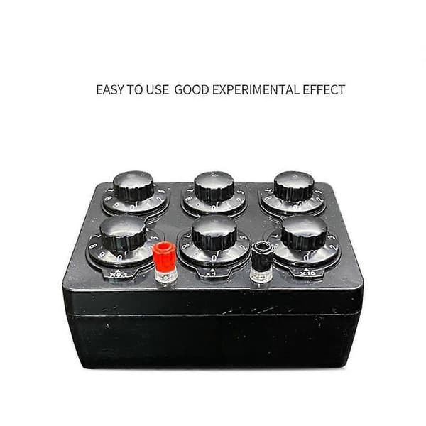 0-99999.9 Ohm Enkel Resistanslåda Precision Variabel Dekadmotstånd Undervisningsinstrument