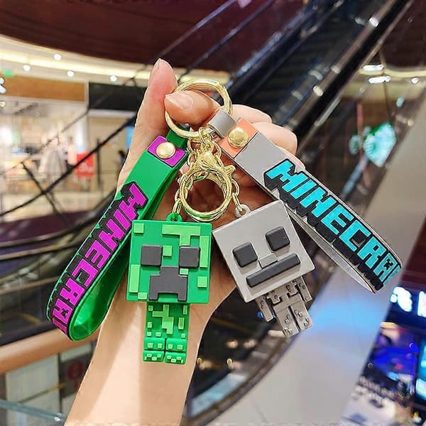 Minecraft nyckelring 2st 6.5CM