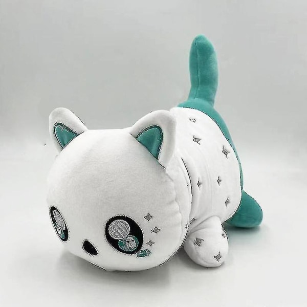 Söpö kissan pehmo Donut Cat Pehmo Kawaii Cat pehmo sopii lasten joululahjaksi syntymäpäivälahjaksi 25cm-r CNMR Spooky Cat